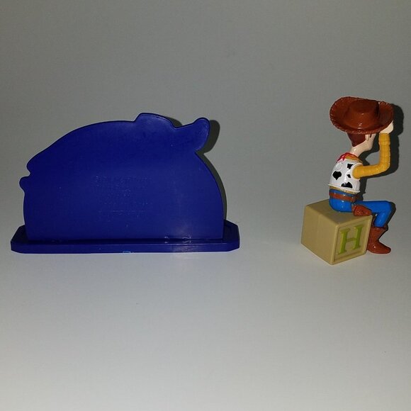 2 Toy Story Buzz Lightyear Woody Disney Decopac Birthday Cake Topper Figure Lot - Picture 2 of 11